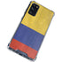 Colombia Flag Distressed Galaxy S20 FE Clear Case